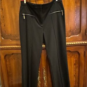 Escada sport pants, 44, straight leg, zipper pockets.